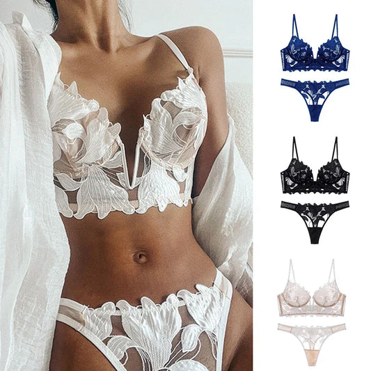 Angelina Lace Temptation Women's Lingerie Set - Now 50% Off for Limited Time Only