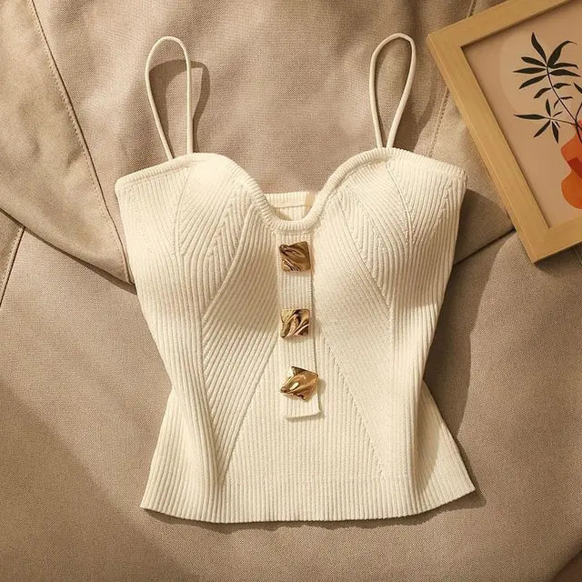 French Camisole High-end Summer Top